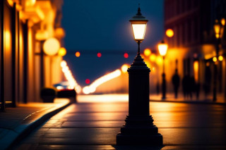 a-street-lamp-on-a-dark-street-at-night