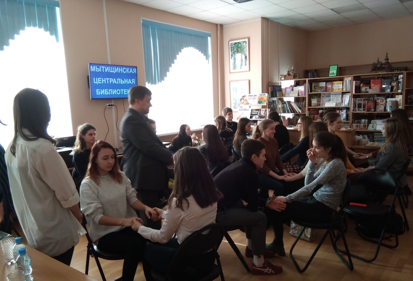 Творческая встреча режиссера театра «Окно» Вадима Королева с читателями библиотеки